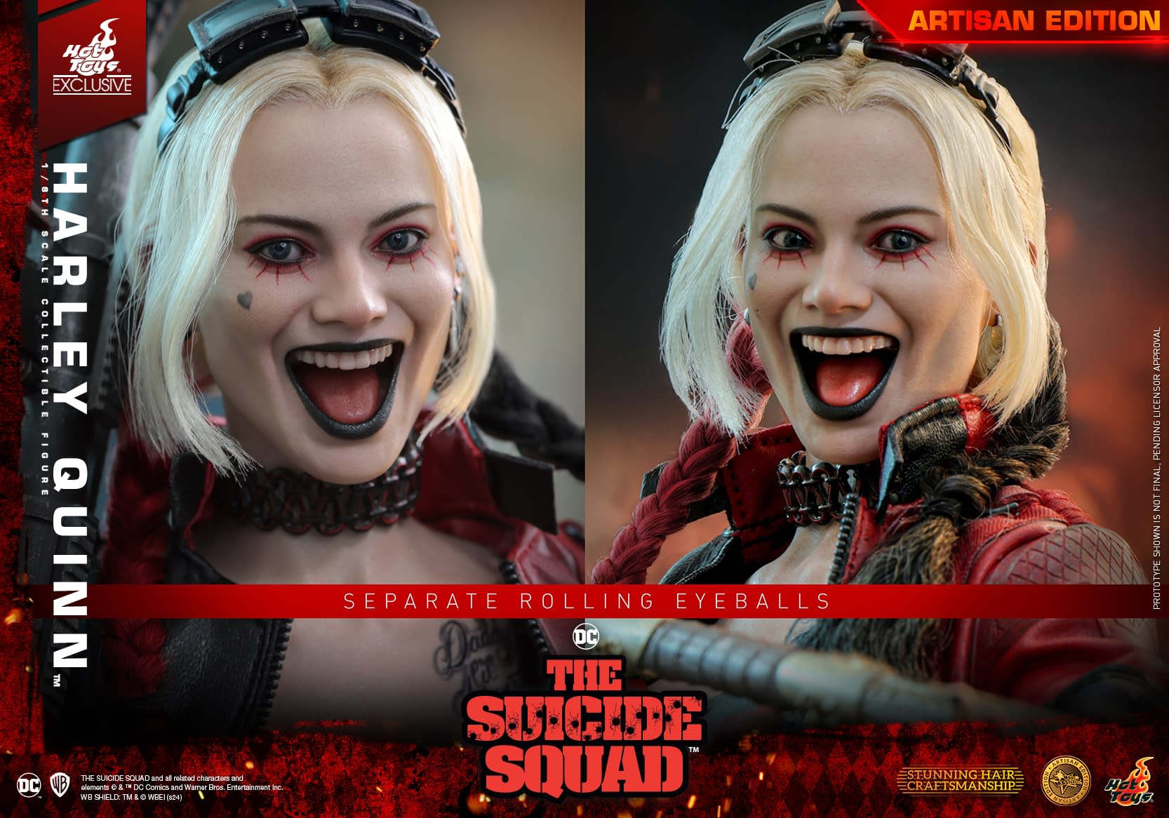 Hot Toys Debuts The Suicide Squad Artisan Edition Harley Quinn 