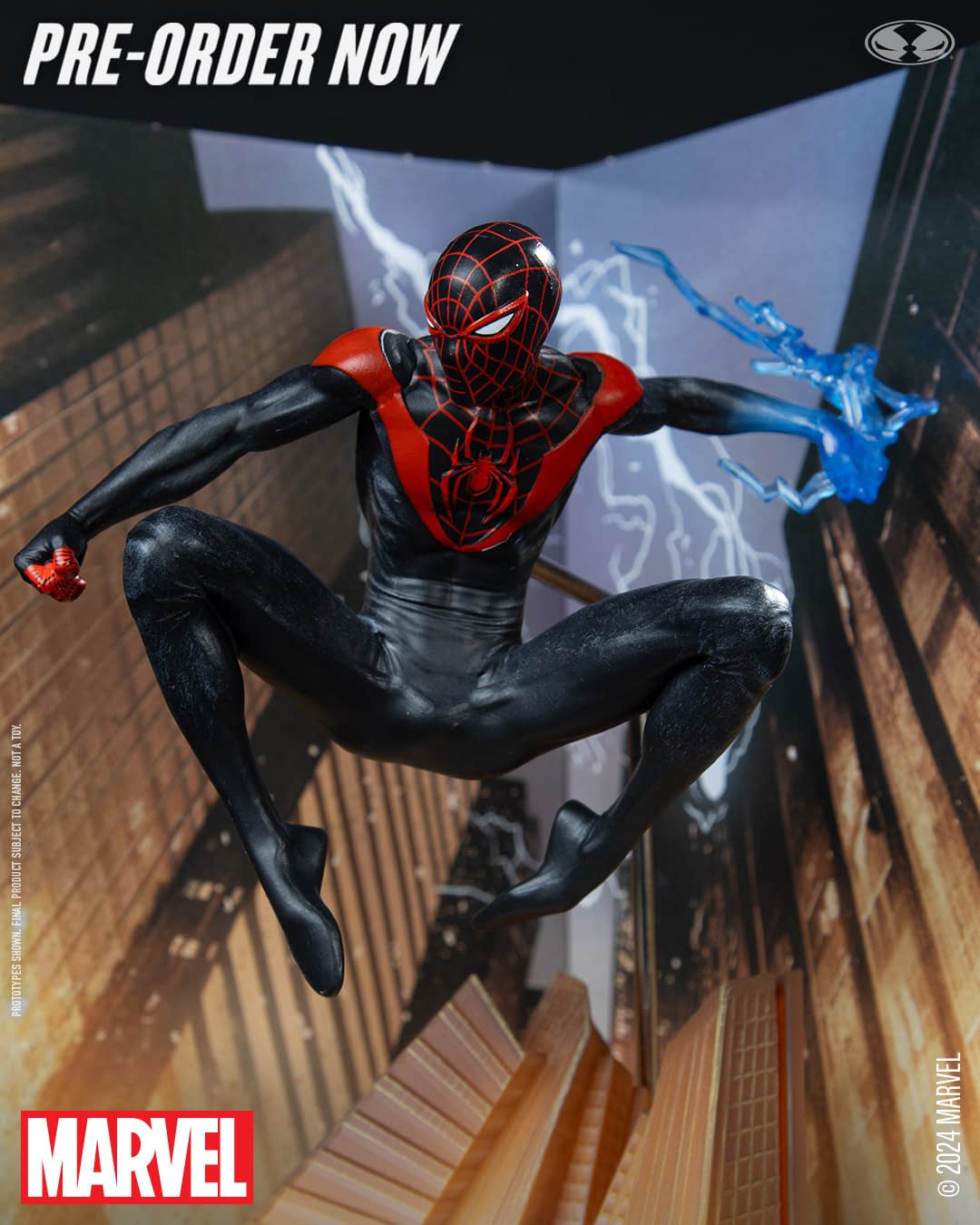 Miles Morales Swing On In with New Spider-Man Statue from McFarlane 