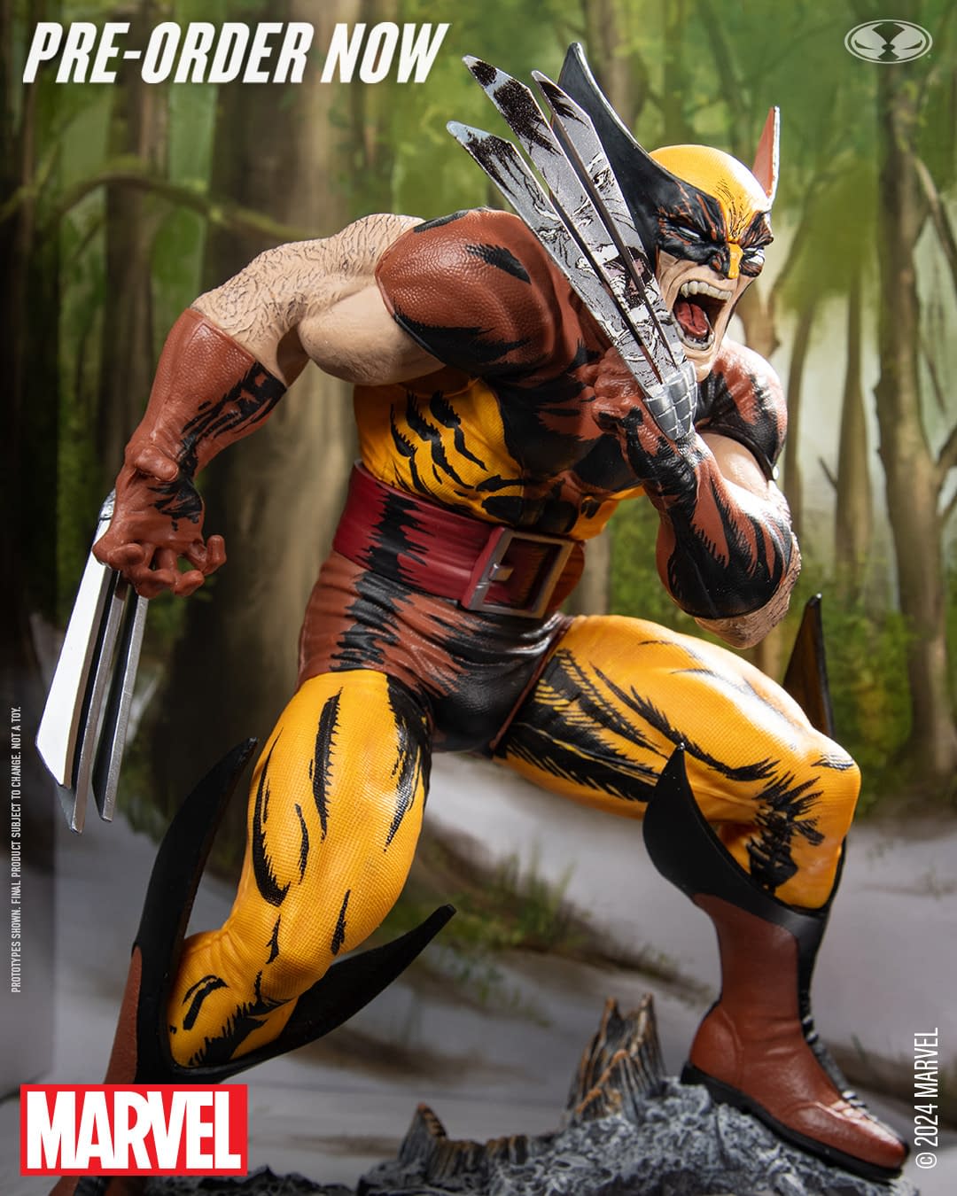Wolverine Prepares to Fight the Hulk with New McFarlane Toys Statue