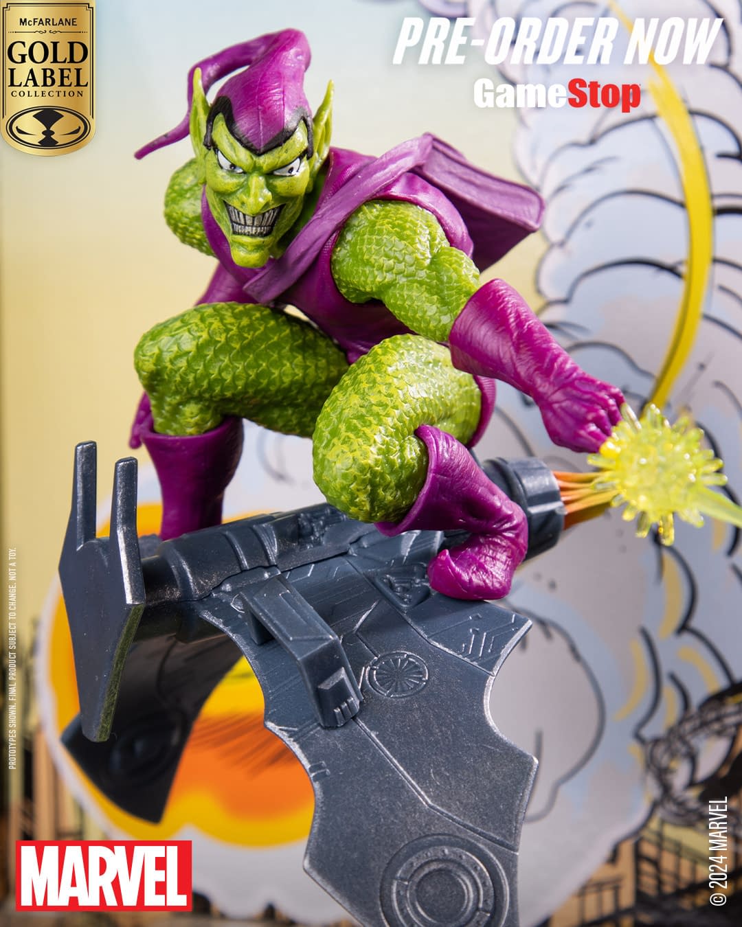 Green Goblin Lands at McFarlane Toys with New Autographed Statue 