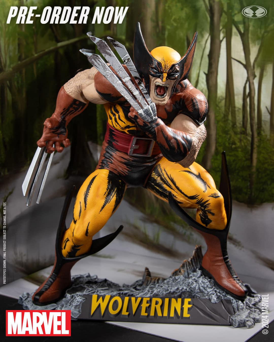 Wolverine Prepares to Fight the Hulk with New McFarlane Toys Statue