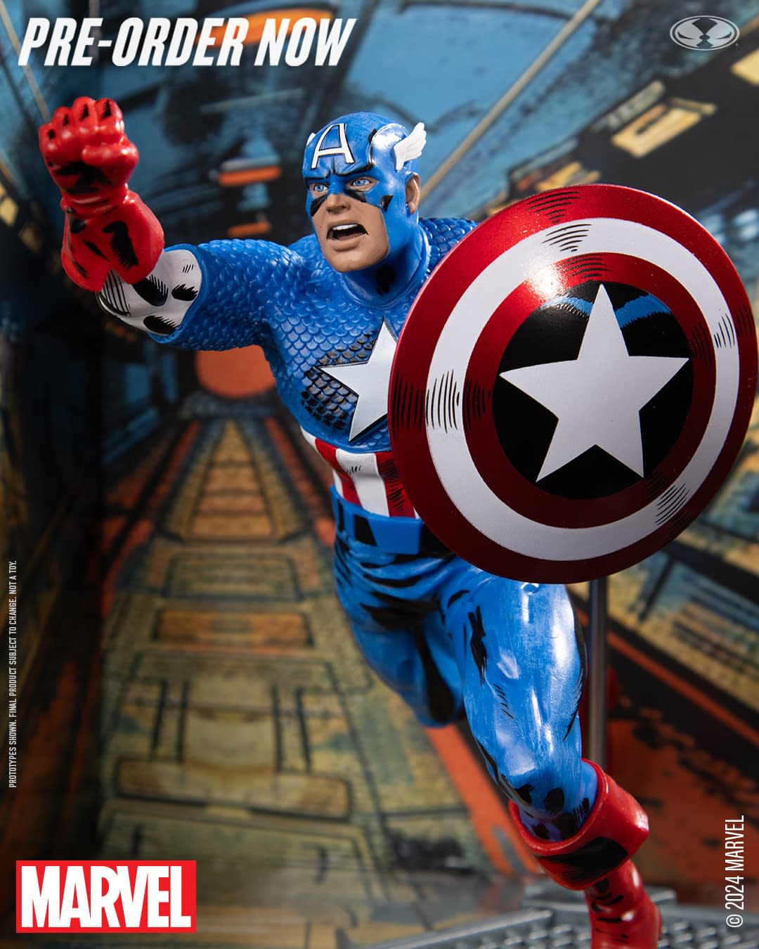 Captain America Saves the Day with New Marvel Comics McFarlane Statue