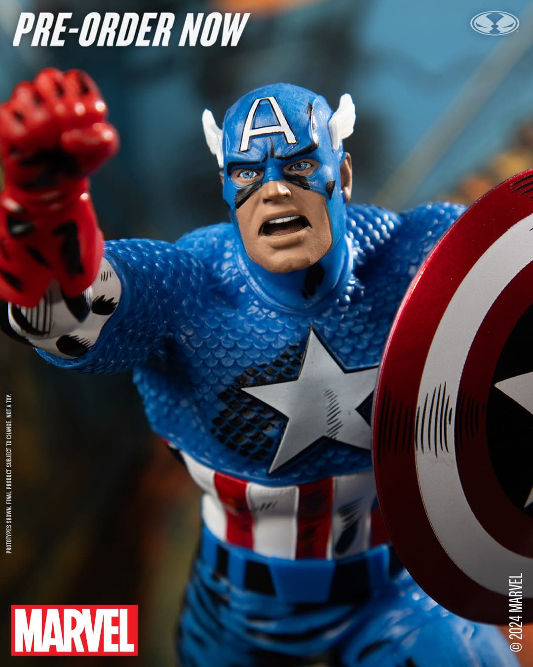 Captain America Saves the Day with New Marvel Comics McFarlane Statue