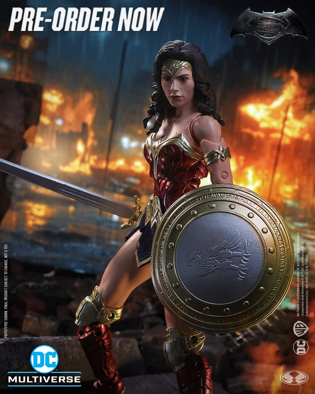 Batman V Superman Wonder Woman Coming Soon from McFarlane Toys