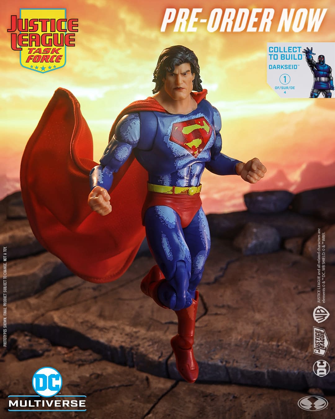 Superman Arrives for McFarlane's New Justice League Task Force Wave