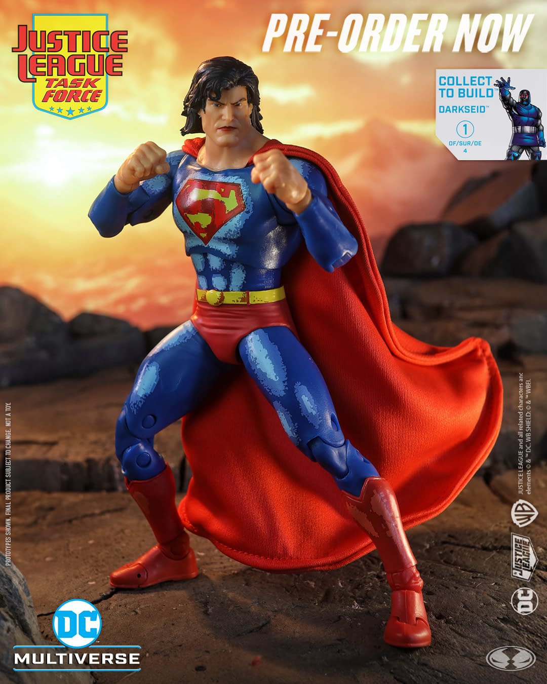Superman Arrives for McFarlane's New Justice League Task Force Wave
