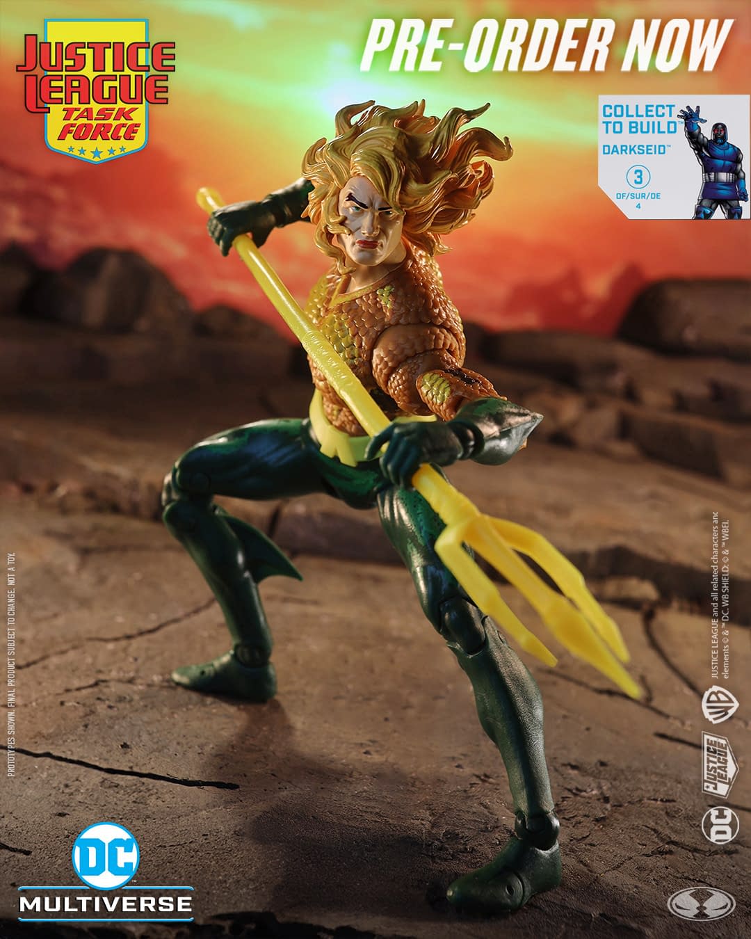 New Justice League Task Force Aquaman Coming Soon from McFarlane 