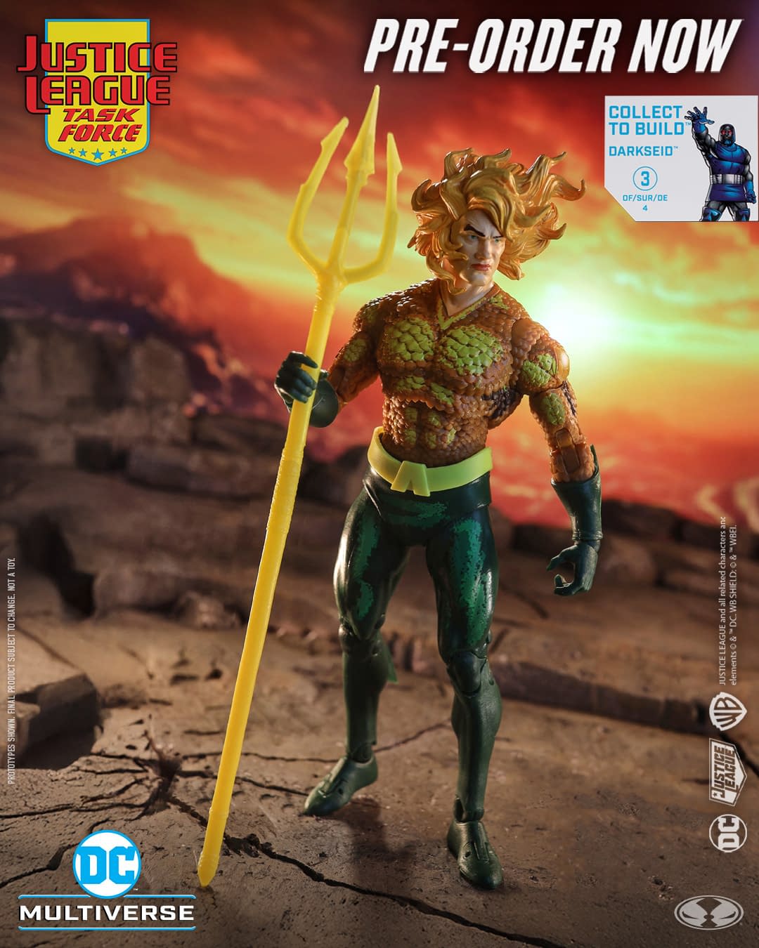 New Justice League Task Force Aquaman Coming Soon from McFarlane 