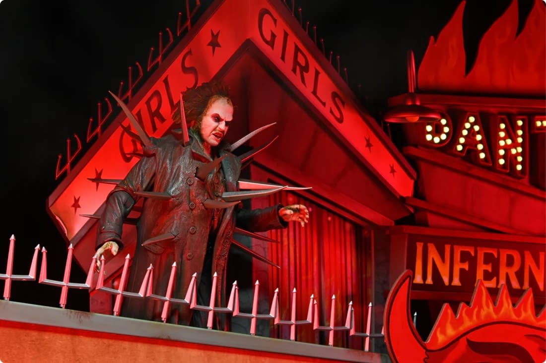 NECA Unveils Beetlejuice Ultimate with Dante's Inferno Room Deluxe Set