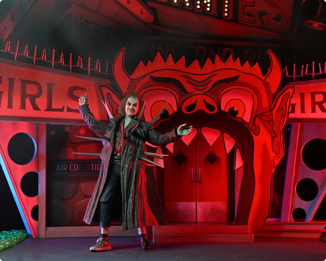 NECA Unveils Beetlejuice Ultimate with Dante's Inferno Room Deluxe Set