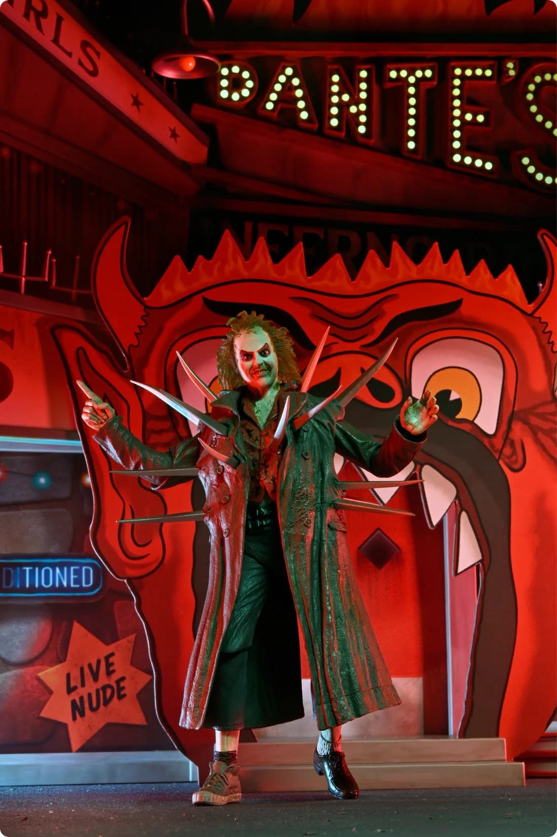 NECA Unveils Beetlejuice Ultimate with Dante's Inferno Room Deluxe Set