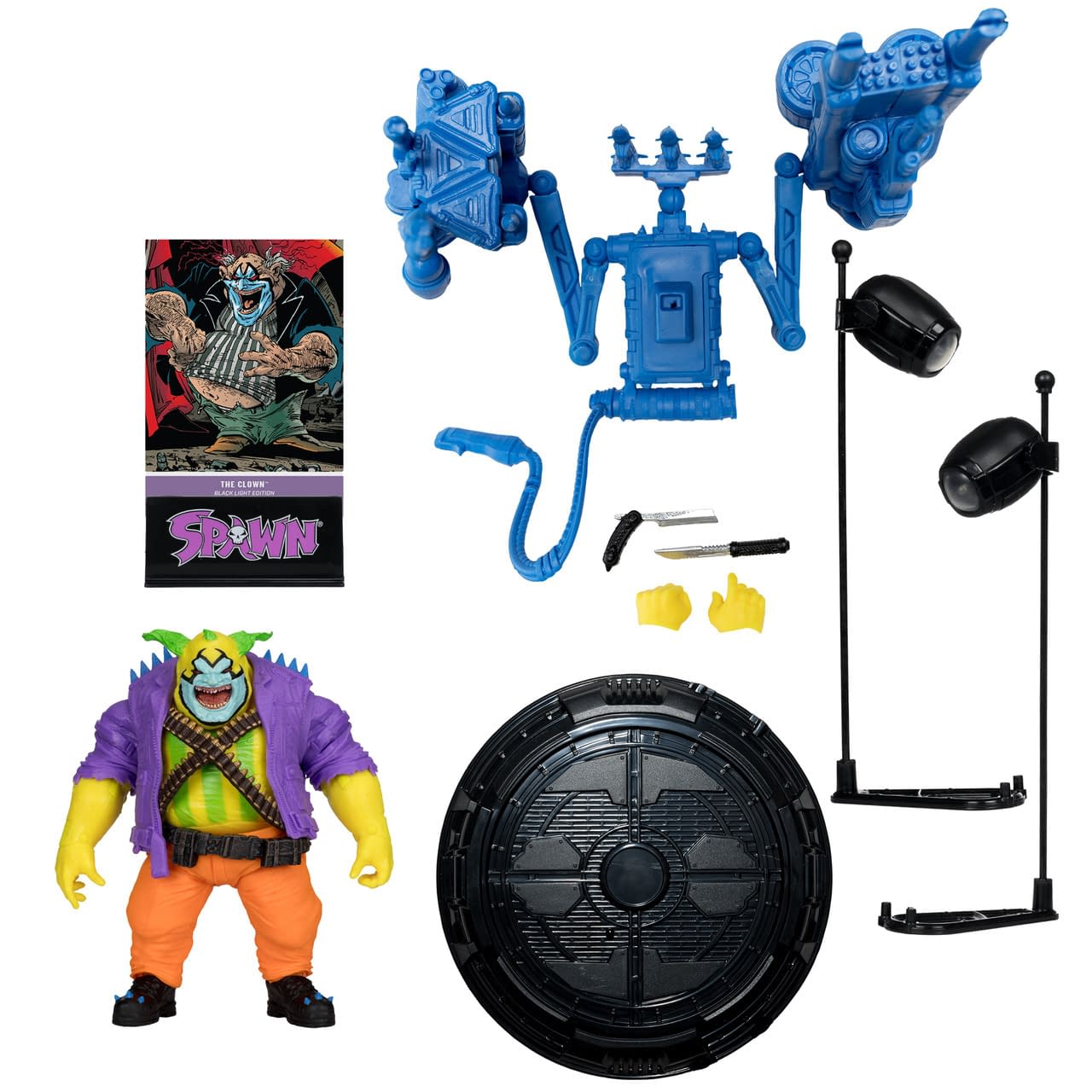 McFarlane Unveils The Clown (Spawn) Black Light Edition Exclusive 