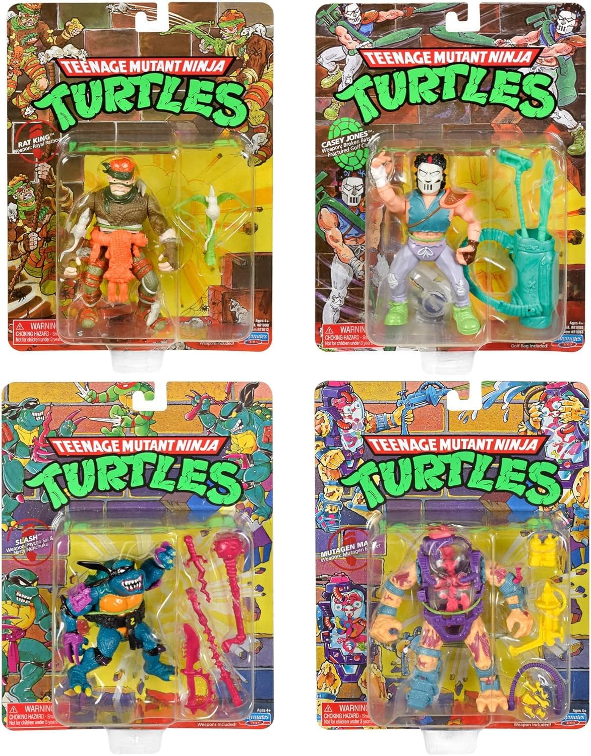 Playmates Reveals New Classic Teenage Mutant Ninja Turtles 4-Pack