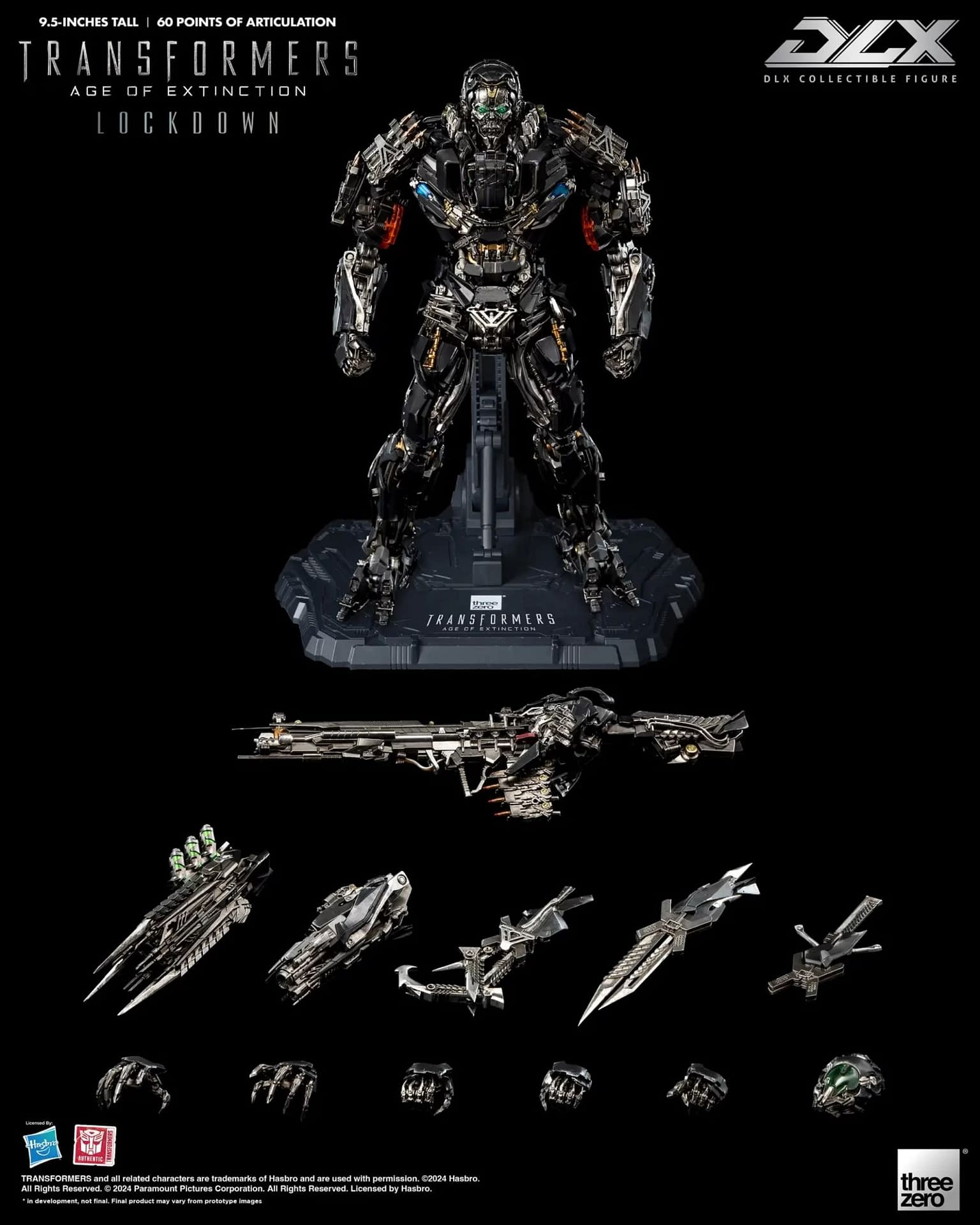 Threezero Unveils Transformers: Age of Extinction DLX Lockdown Figure