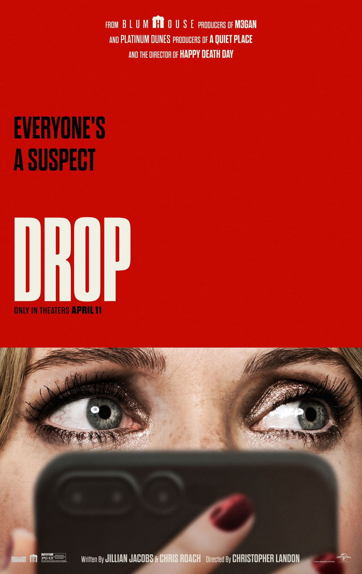 Drop The First Poster Christopher Landon s New Film Has Been Released