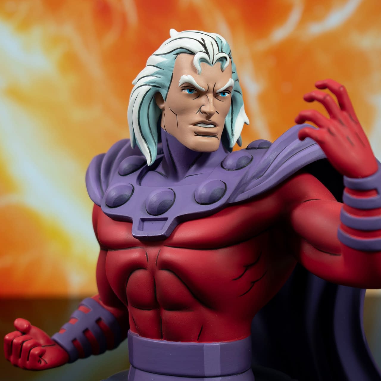 New X-Men Animated Magneto (Unhelmeted) Statue Coming Soon 