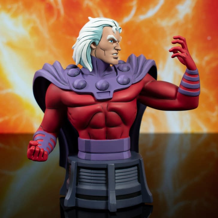 New X-Men Animated Magneto (Unhelmeted) Statue Coming Soon 