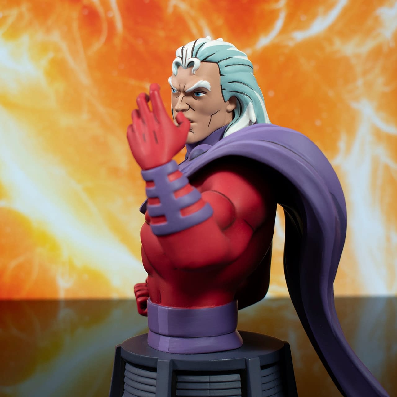 New X-Men Animated Magneto (Unhelmeted) Statue Coming Soon 