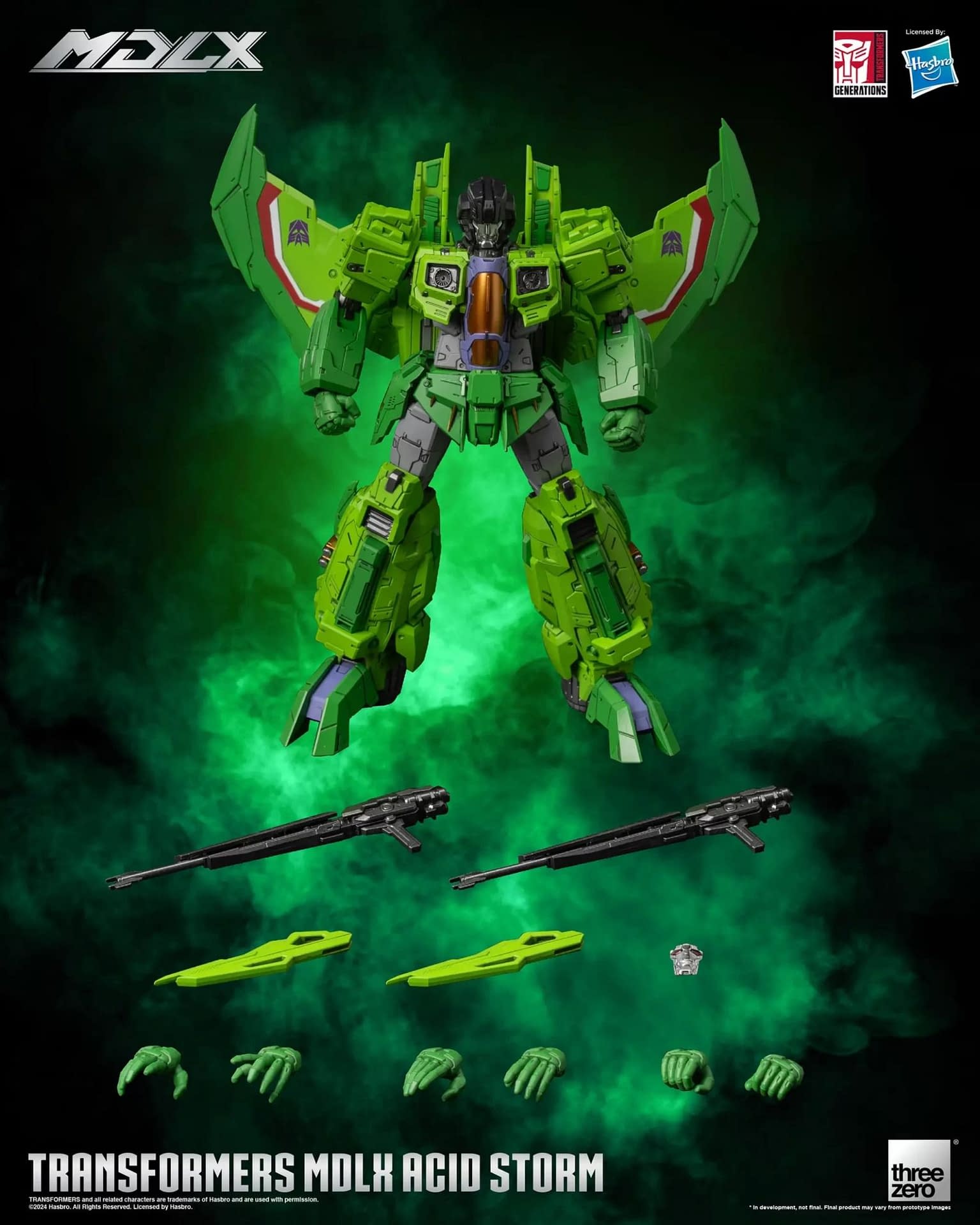 Threezero Takes Flight with New Transformers MDLX Acid Storm Figure