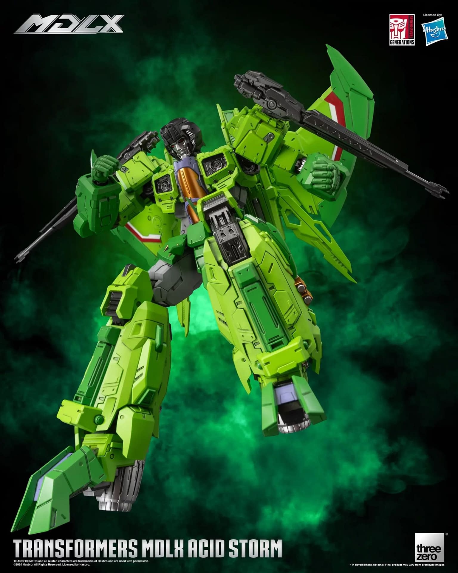 Threezero Takes Flight with New Transformers MDLX Acid Storm Figure
