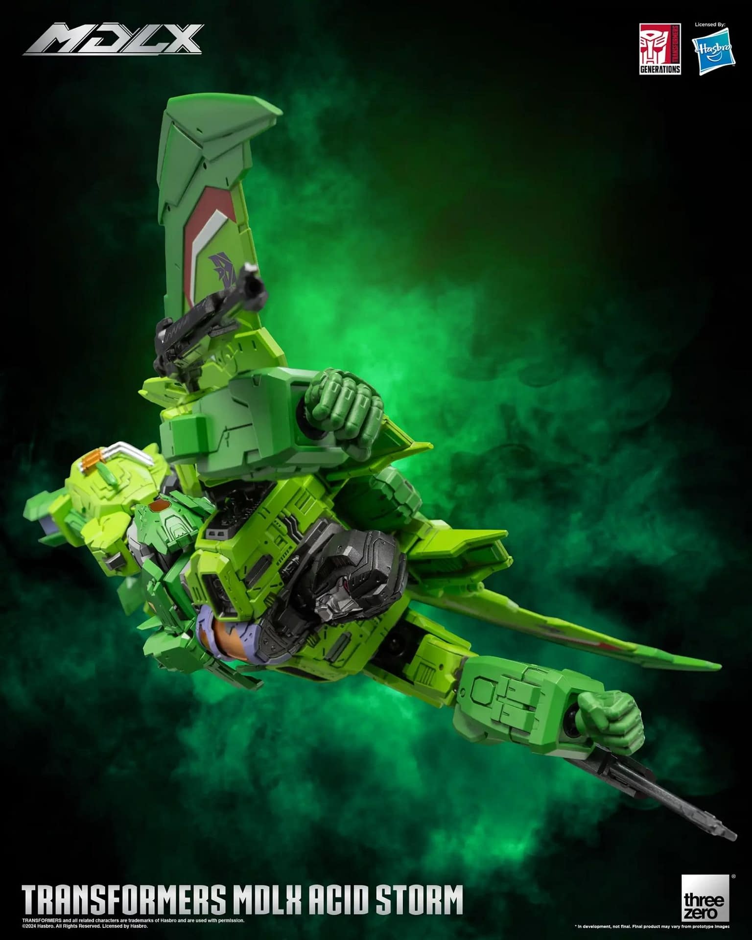 Threezero Takes Flight with New Transformers MDLX Acid Storm Figure
