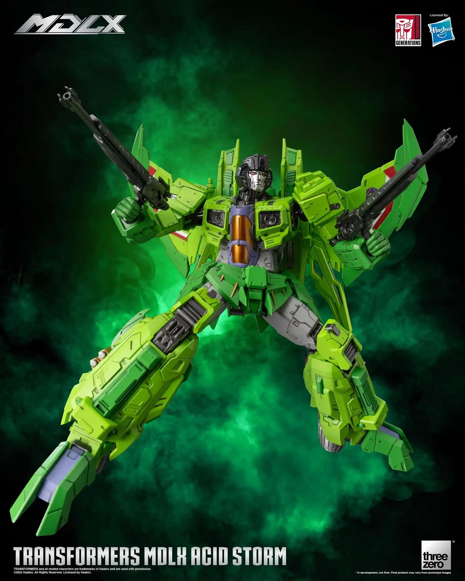 Threezero Takes Flight with New Transformers MDLX Acid Storm Figure