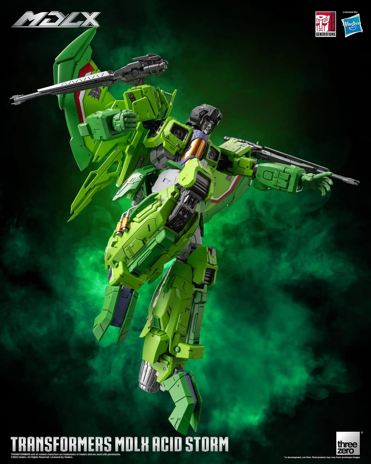 Threezero Takes Flight with New Transformers MDLX Acid Storm Figure