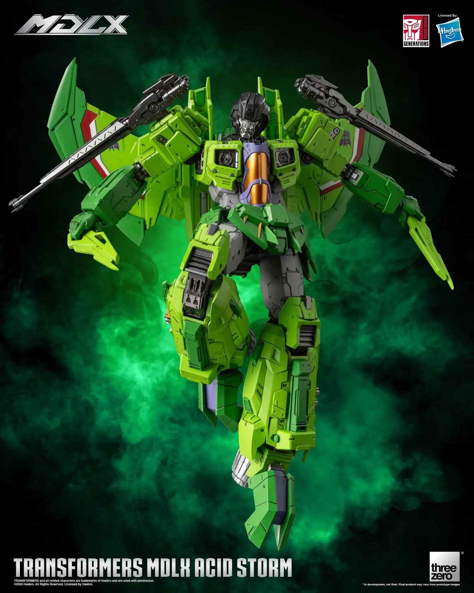 Threezero Takes Flight with New Transformers MDLX Acid Storm Figure