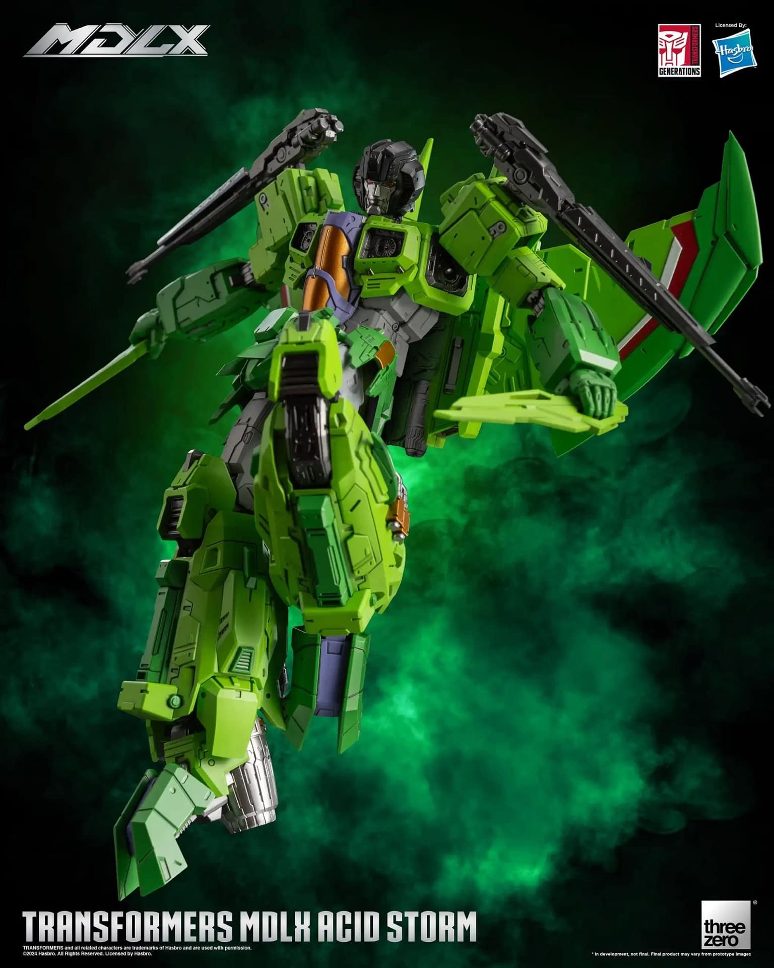 Threezero Takes Flight with New Transformers MDLX Acid Storm Figure