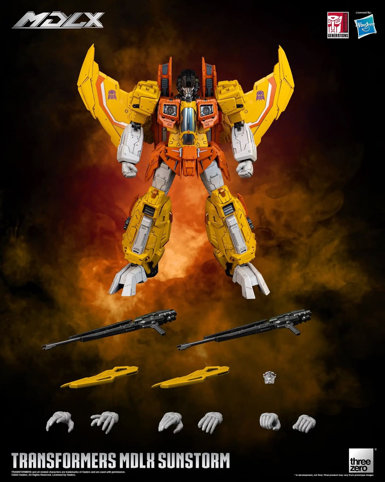 Sunstorm is the Newest Deception to threezero's MDLX Transformers Line