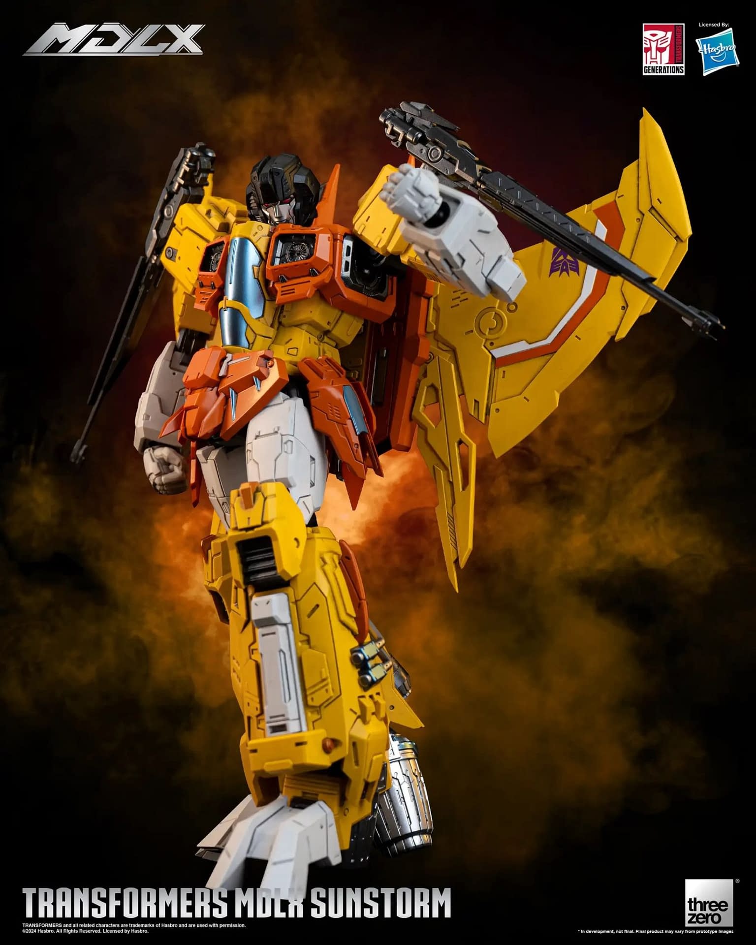 Sunstorm is the Newest Deception to threezero's MDLX Transformers Line