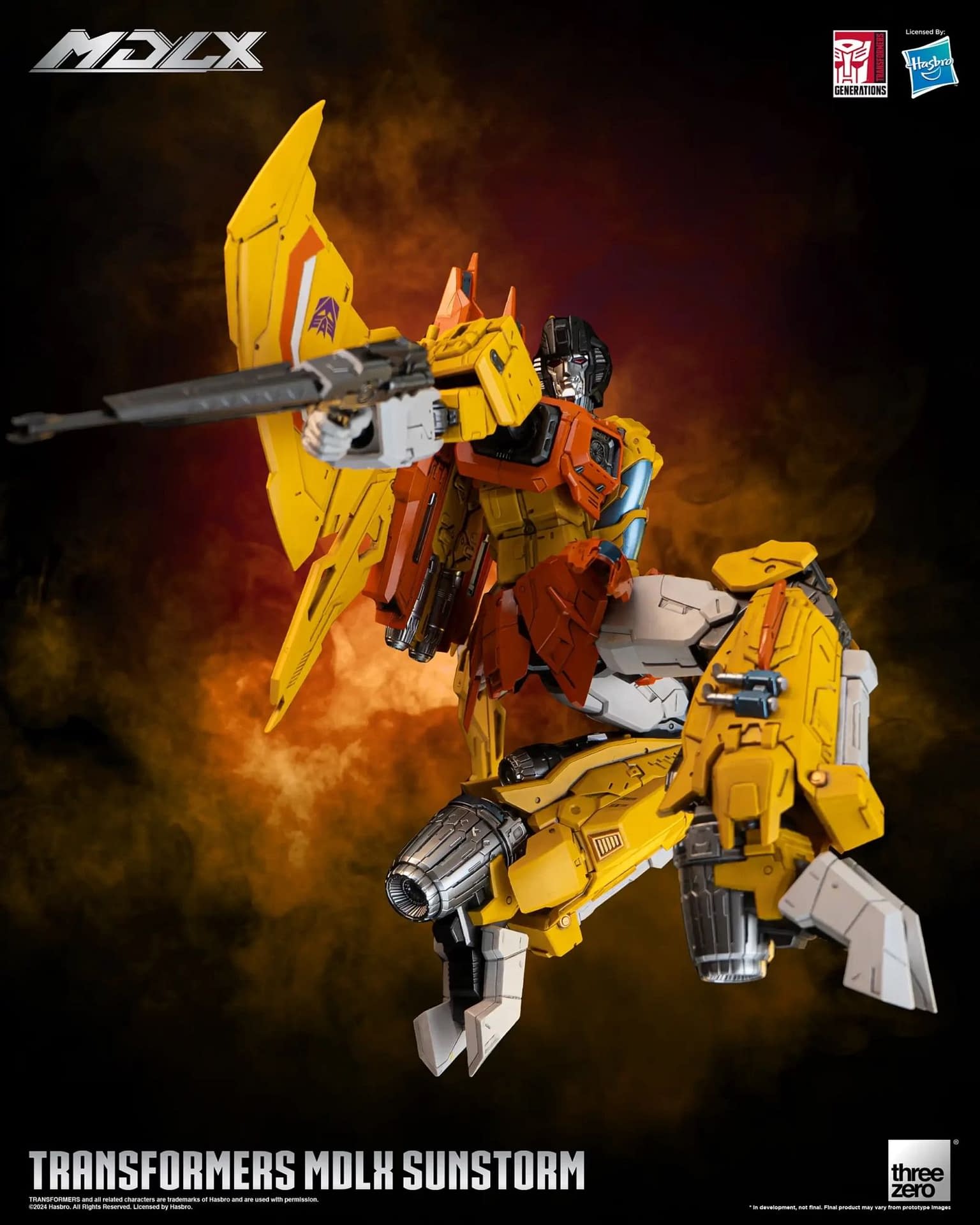 Sunstorm is the Newest Deception to threezero's MDLX Transformers Line