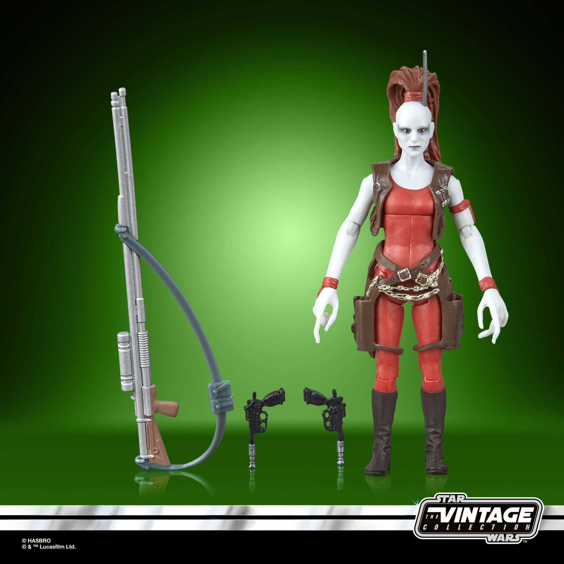 Star Wars Bounty Hunter Aurra Sing TVC Figure Coming Soon from Hasbro 