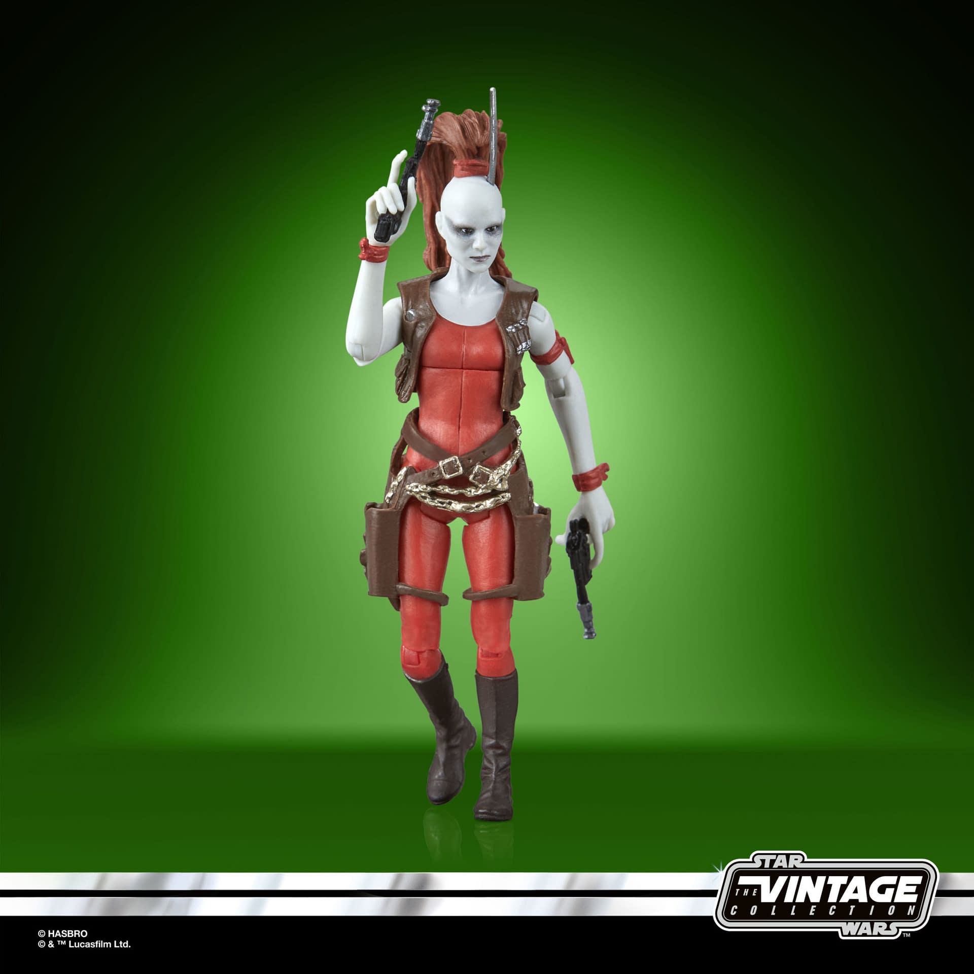 Star Wars Bounty Hunter Aurra Sing TVC Figure Coming Soon from Hasbro 