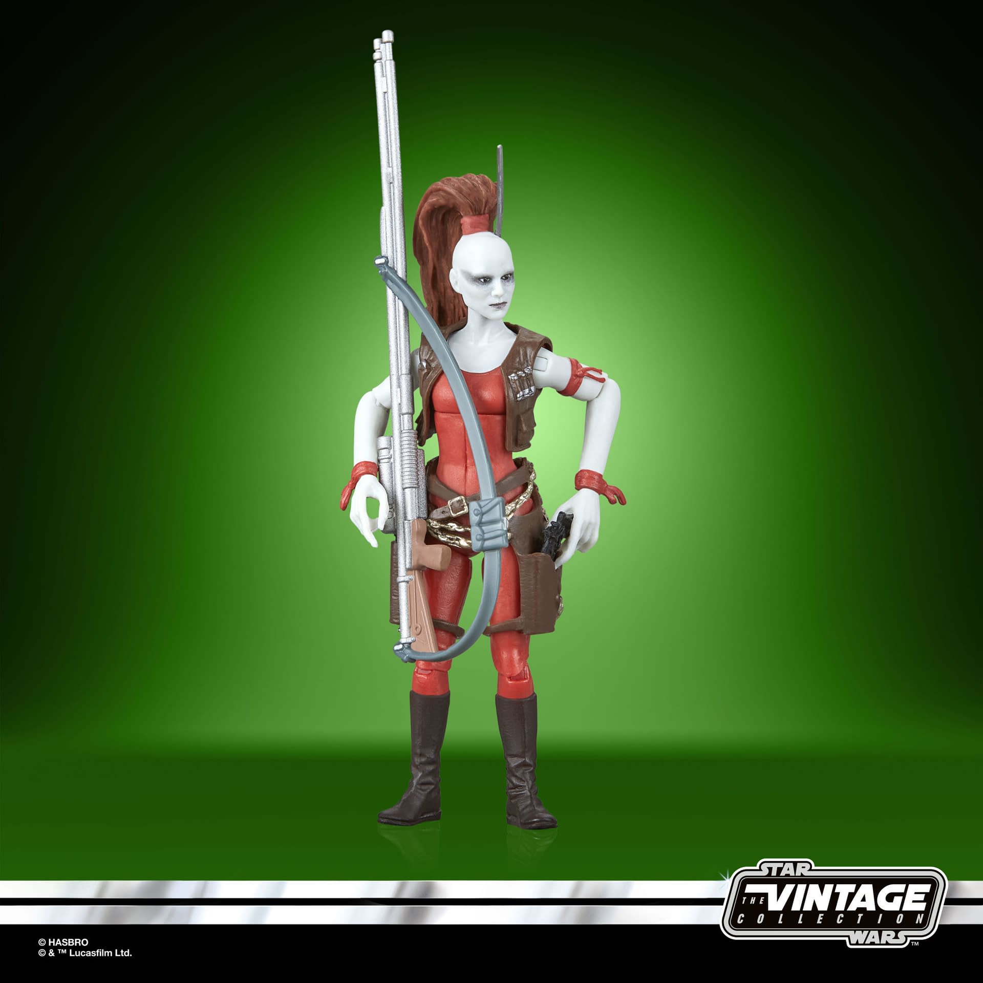 Star Wars Bounty Hunter Aurra Sing TVC Figure Coming Soon from Hasbro 