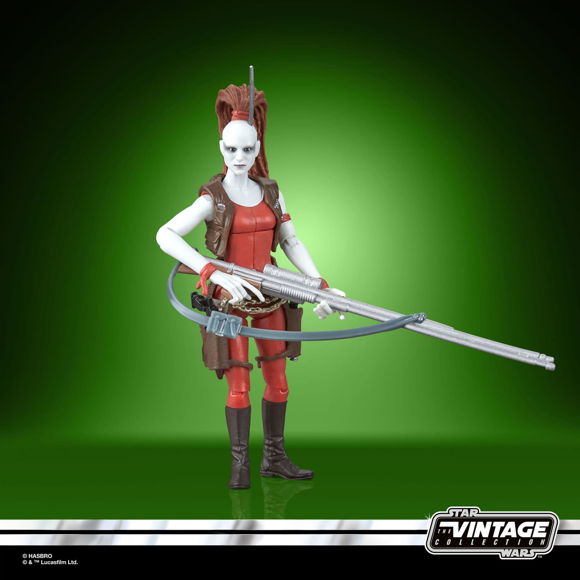 Star Wars Bounty Hunter Aurra Sing TVC Figure Coming Soon from Hasbro 