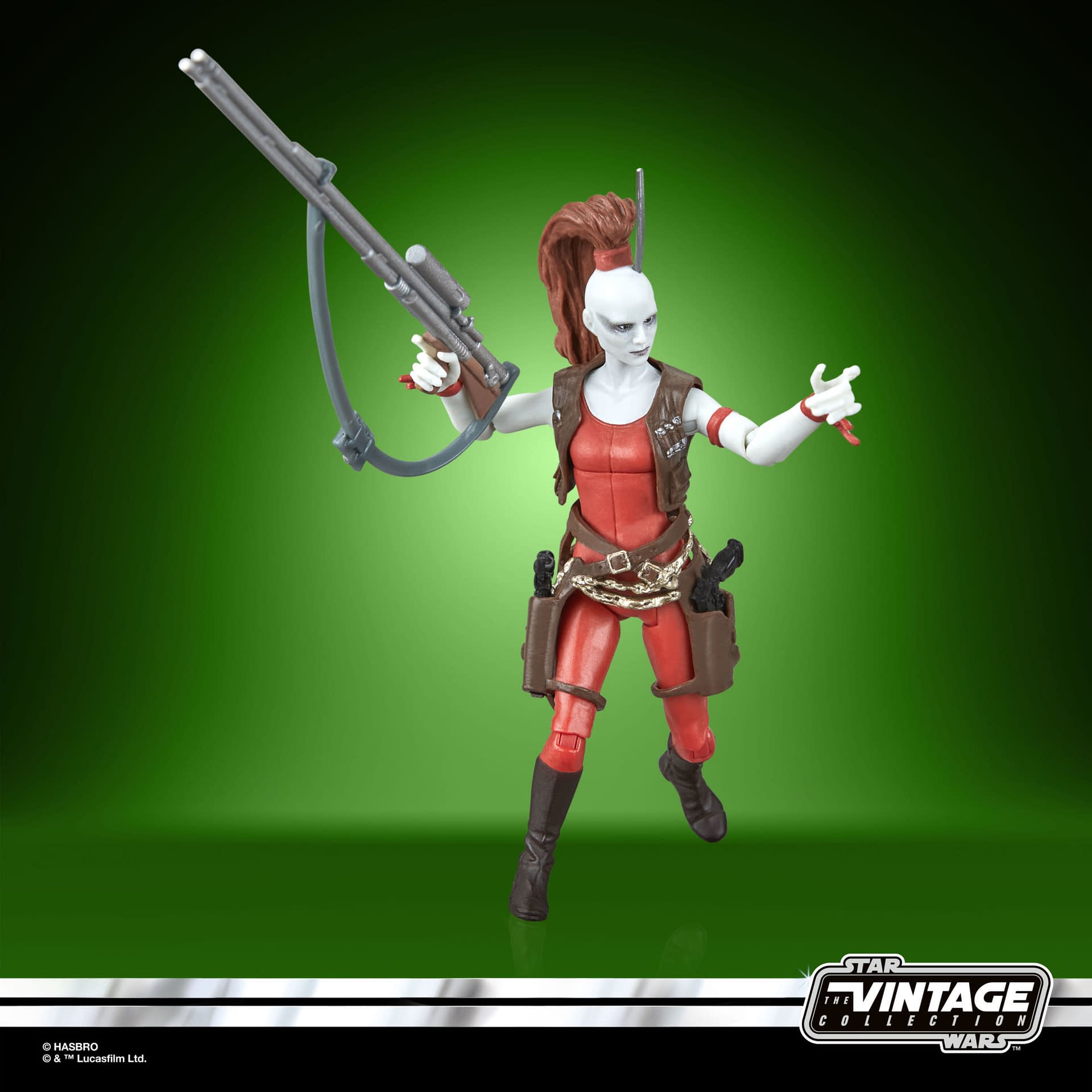 Star Wars Bounty Hunter Aurra Sing TVC Figure Coming Soon from Hasbro 