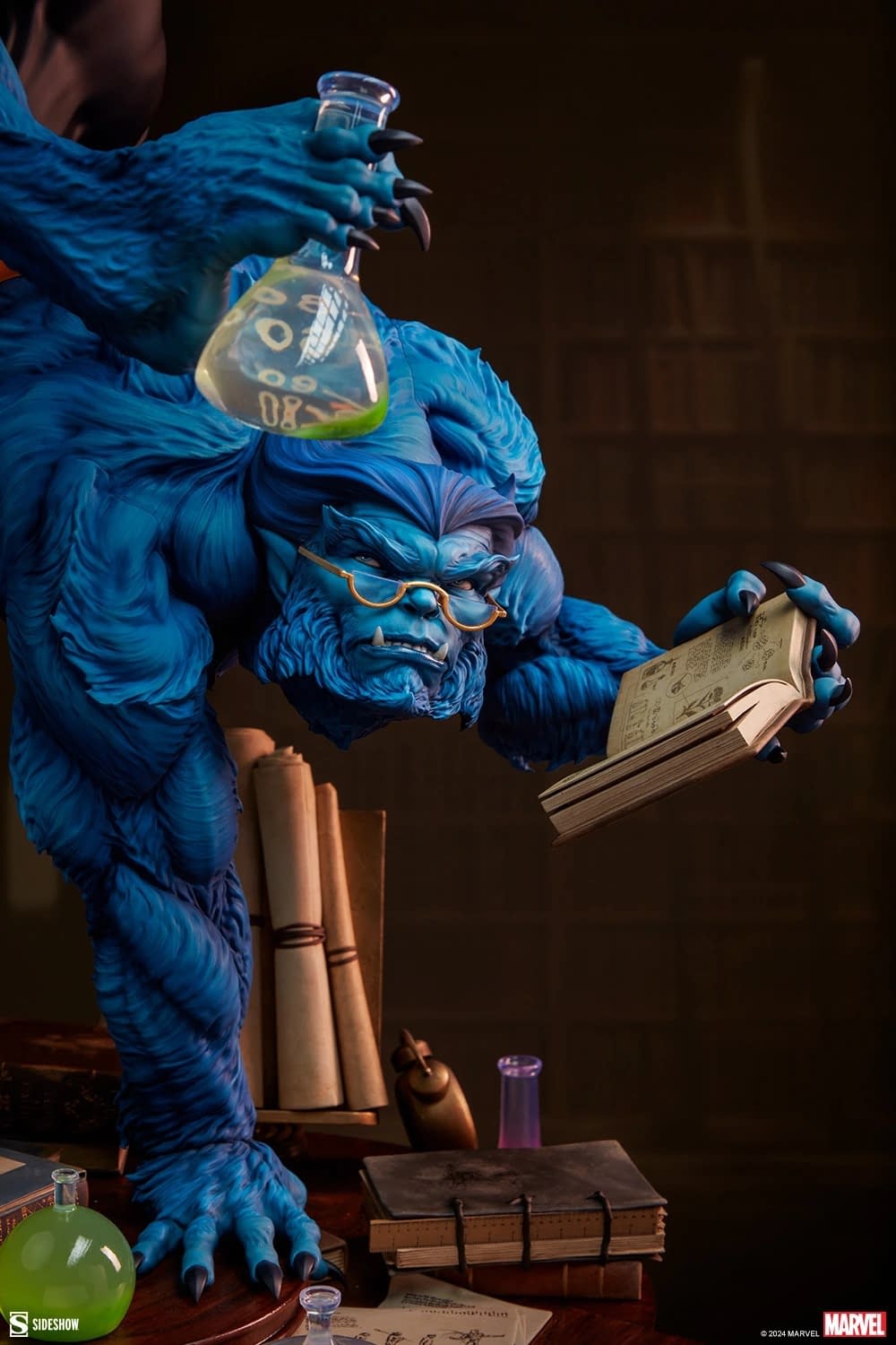 Sideshow Debuts New Marvel Comics Beast Premium Format Statue 