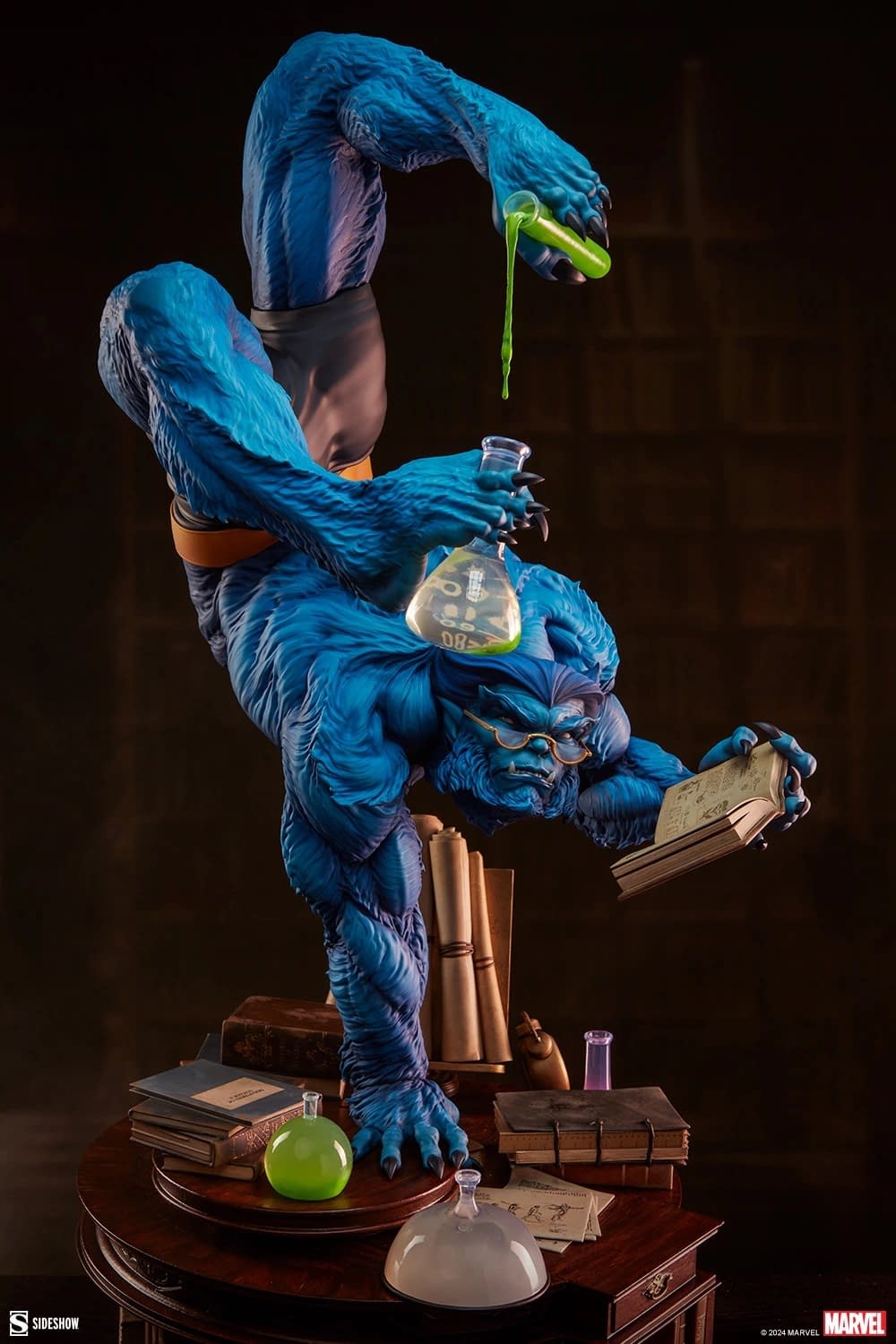 Sideshow Debuts New Marvel Comics Beast Premium Format Statue 