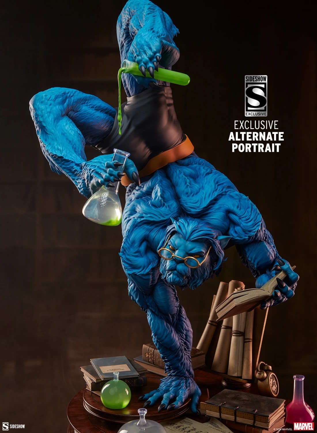Sideshow Debuts New Marvel Comics Beast Premium Format Statue 