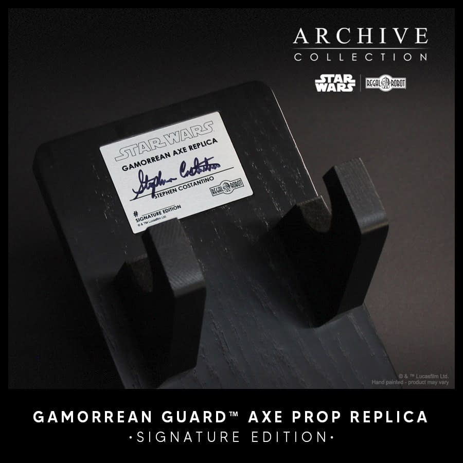 Regal Robots Unveils New Star Wars Gamorrean Guard Axe Prop Replica 