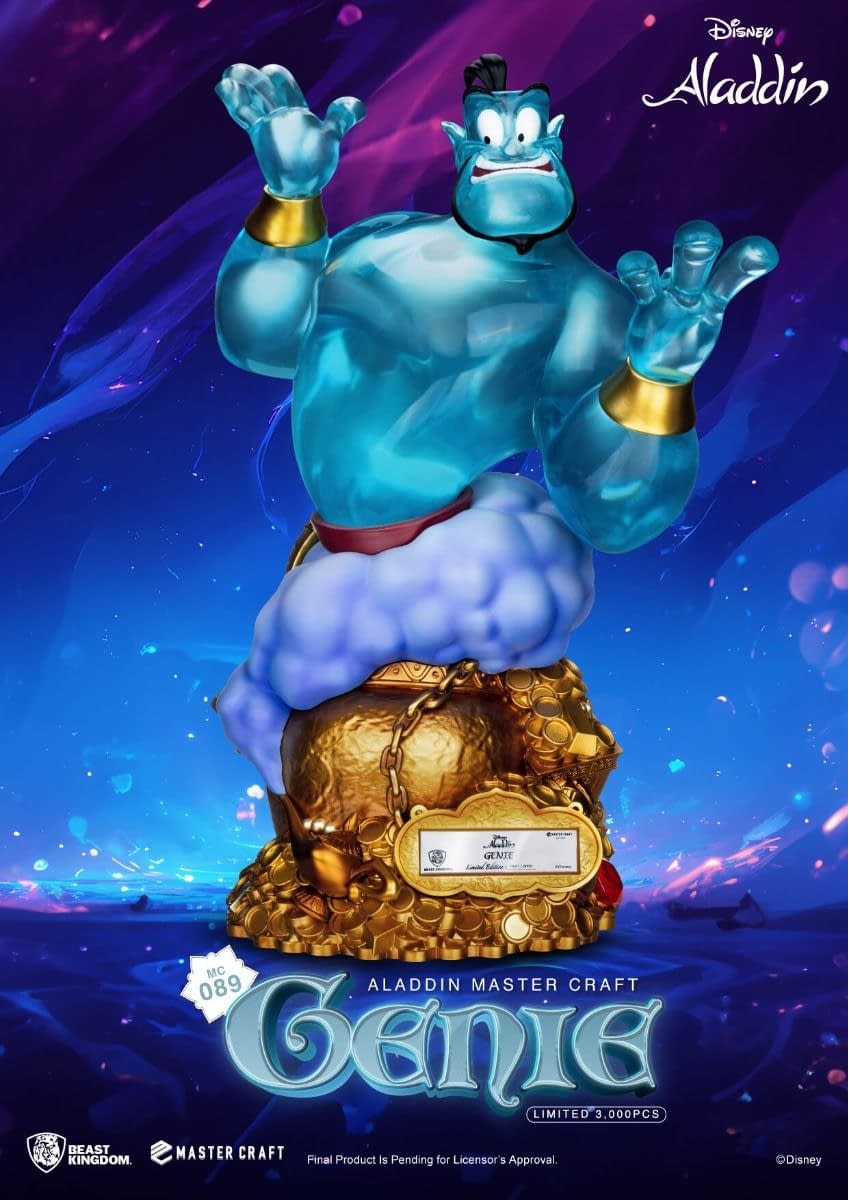 Beast Kingdom Debuts New Disney's Aladdin Master Craft Genie
