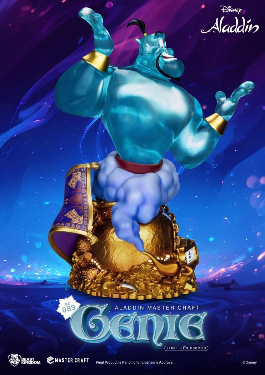 Beast Kingdom Debuts New Disney's Aladdin Master Craft Genie