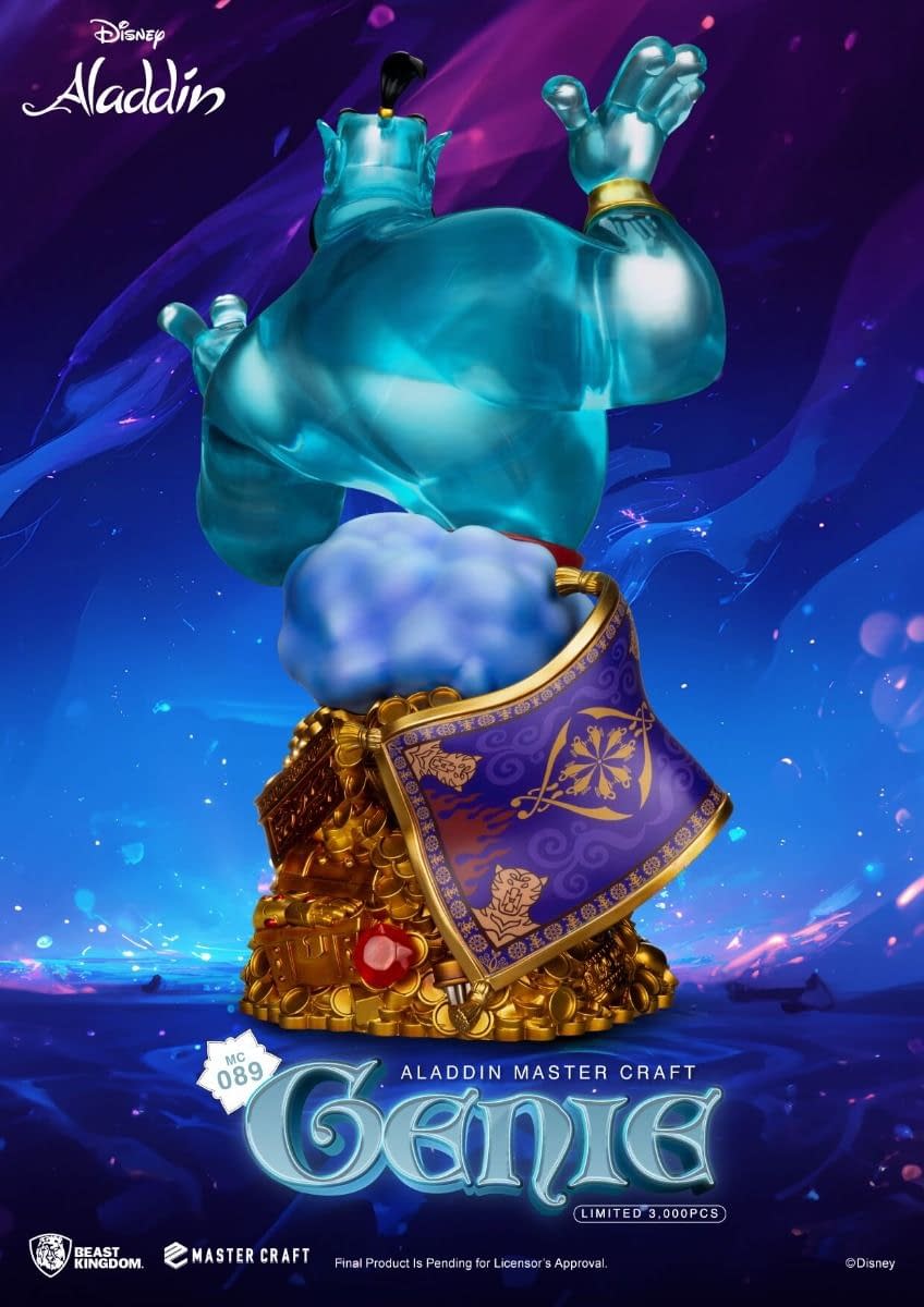 Beast Kingdom Debuts New Disney's Aladdin Master Craft Genie
