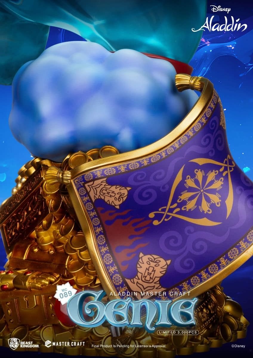 Beast Kingdom Debuts New Disney's Aladdin Master Craft Genie