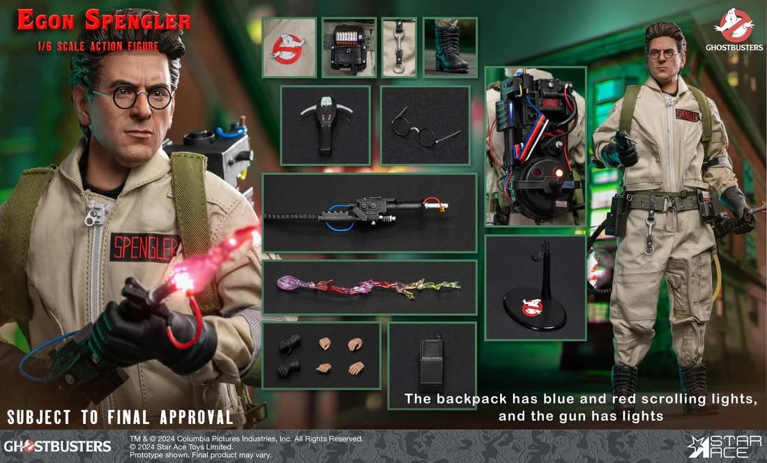 Star Ace Brings Egon Spengler to Their 1/6 Ghostbusters Collection 