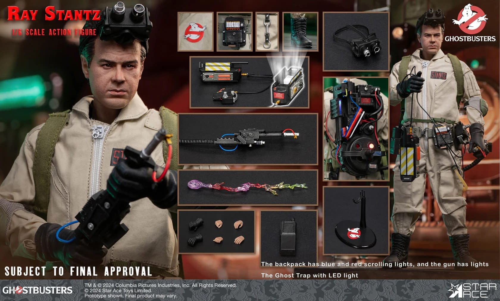 Ray Stantz Joins Star Ace Toys Ghostbusters New 1/6 Scale Line 