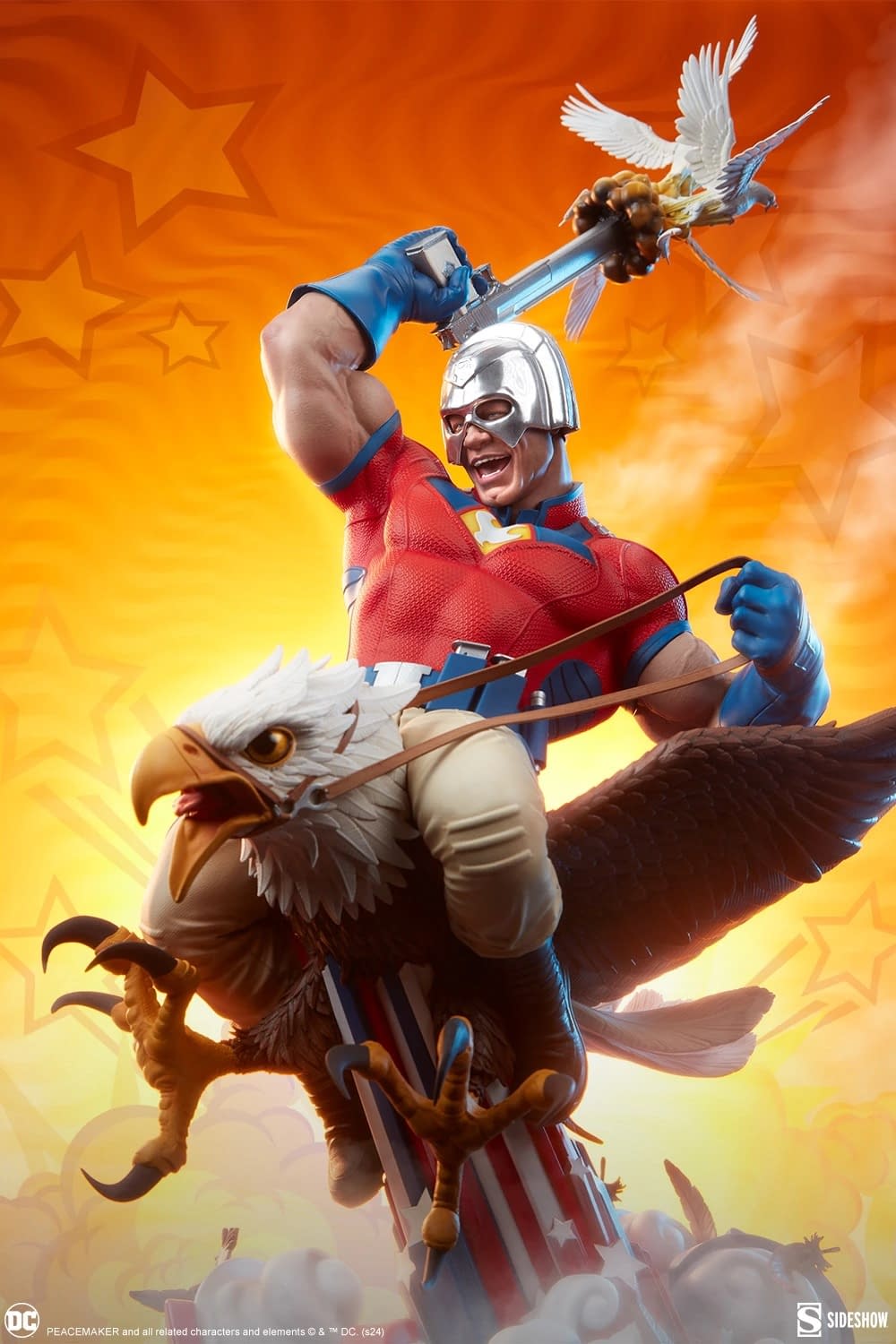 Sideshow Unveils New DC Comics Peacemaker: Eat Peace Statue