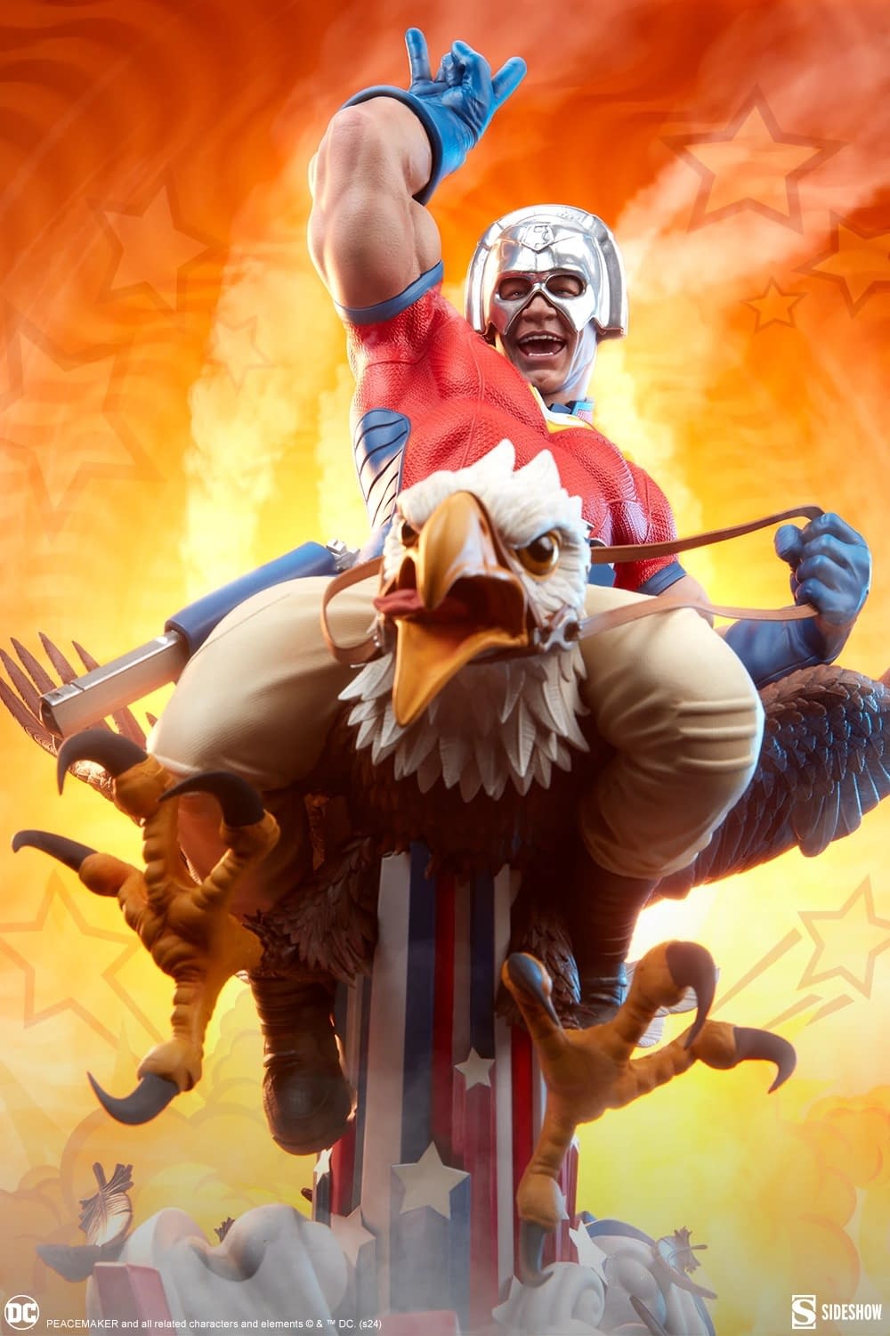 Sideshow Unveils New DC Comics Peacemaker: Eat Peace Statue