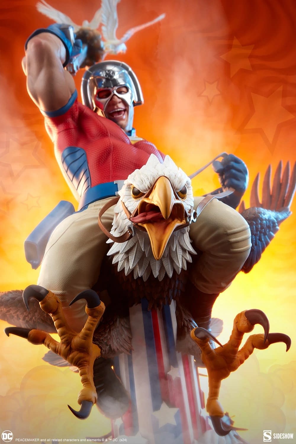 Sideshow Unveils New DC Comics Peacemaker: Eat Peace Statue